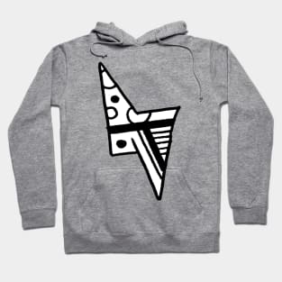 Abstract Triangle Doodle Art Hoodie